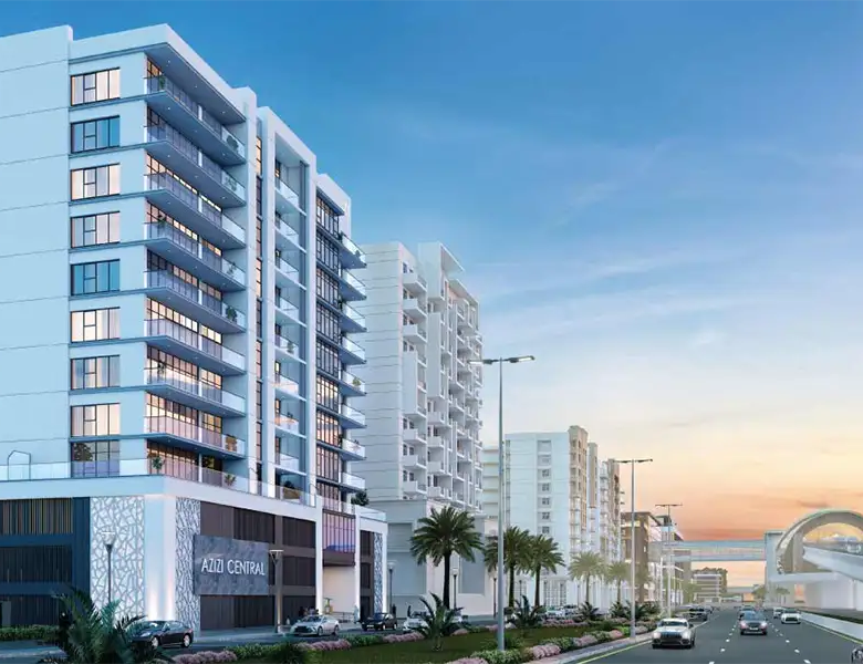 Discover Azizi Central at Al Furjan, offering modern 1 to 3-bedroom apartments