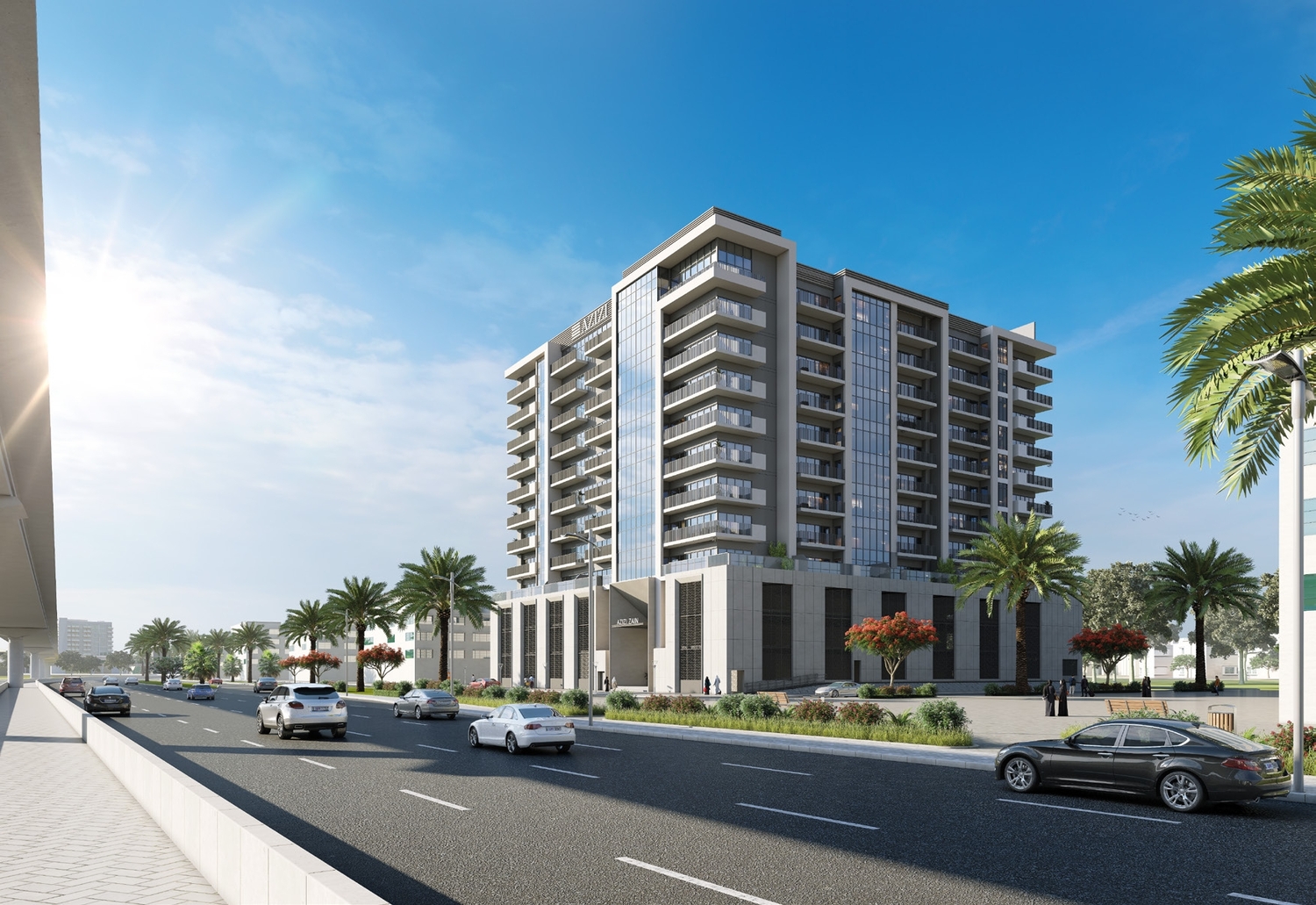Elegant living spaces in Al Furjan's luxury apartments. Azizi Zain Al Furjan